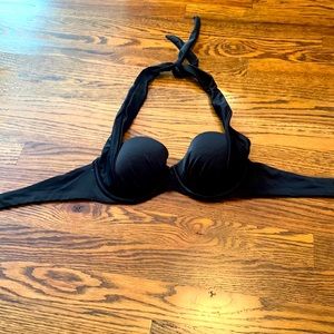 4/$10 😱 Victorias Secret black bikini top 34B
